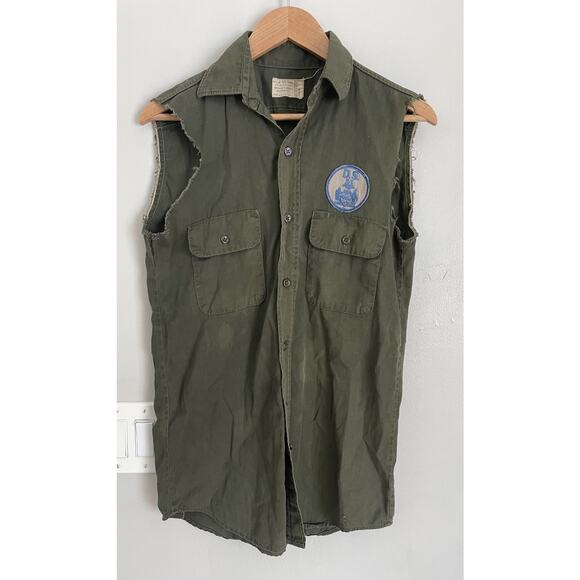 City of New York Other - Vtg DSNY Department Of Sanitation Uniform Vest Cutoff Shirt New York City